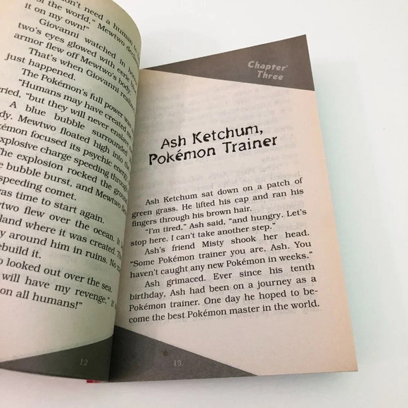 Vtg 1999  Pokemon The First Movie Mewtwo Strikes Back Book Paperback Scholastic - Picture 10 of 16